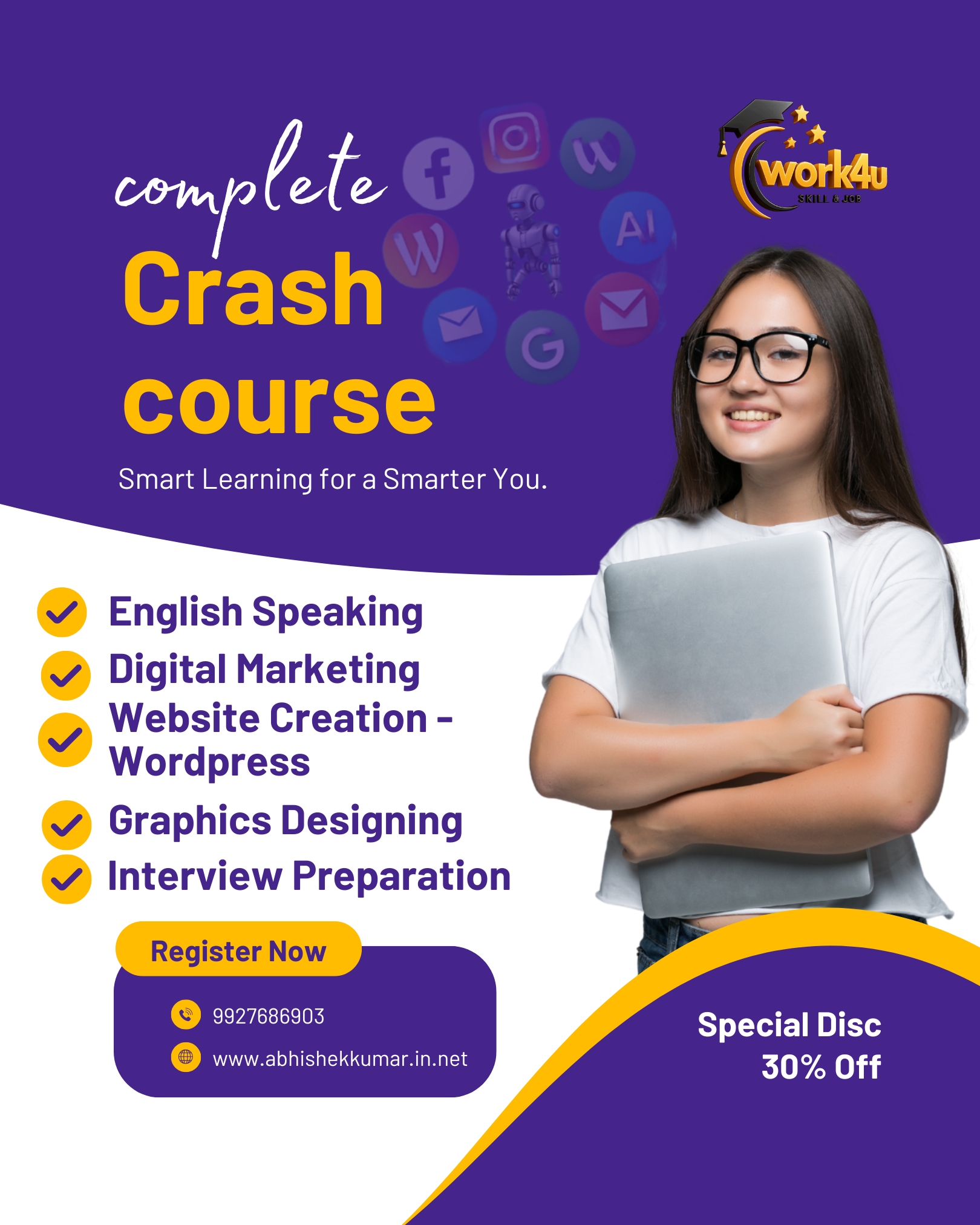 COMPLETE CRASH COURSE- PAY AFTER PLACEMENT